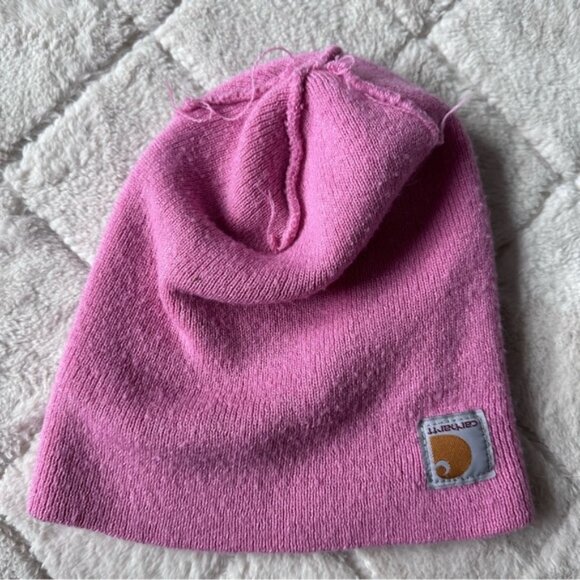 Carhartt | Pink Foldover Beanie Hat | Size Adult - Picture 4 of 7